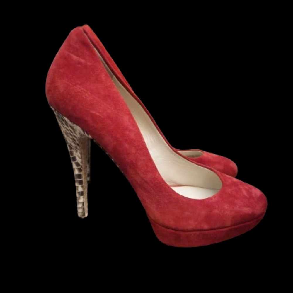 Michael Kors red heels size 8